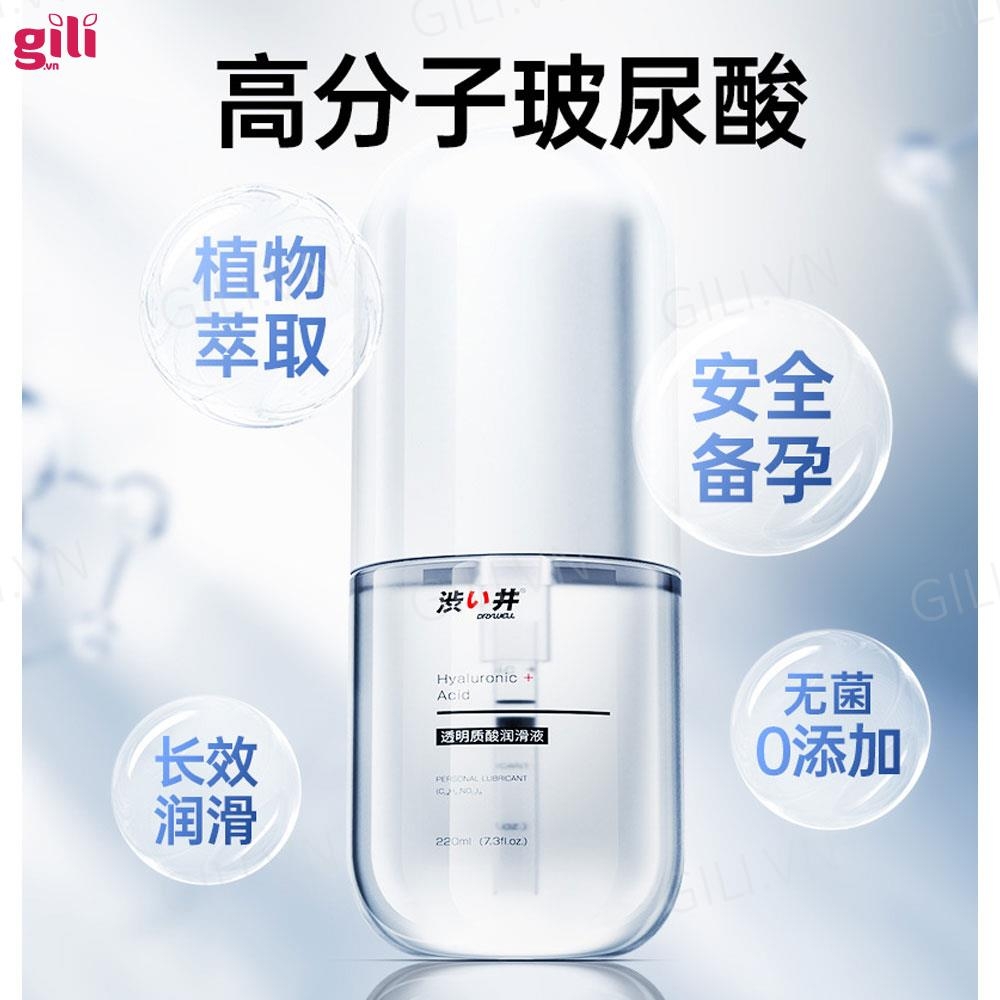 Gel bôi trơn tinh chất lô hội Drywell HA 220ml chính hãng