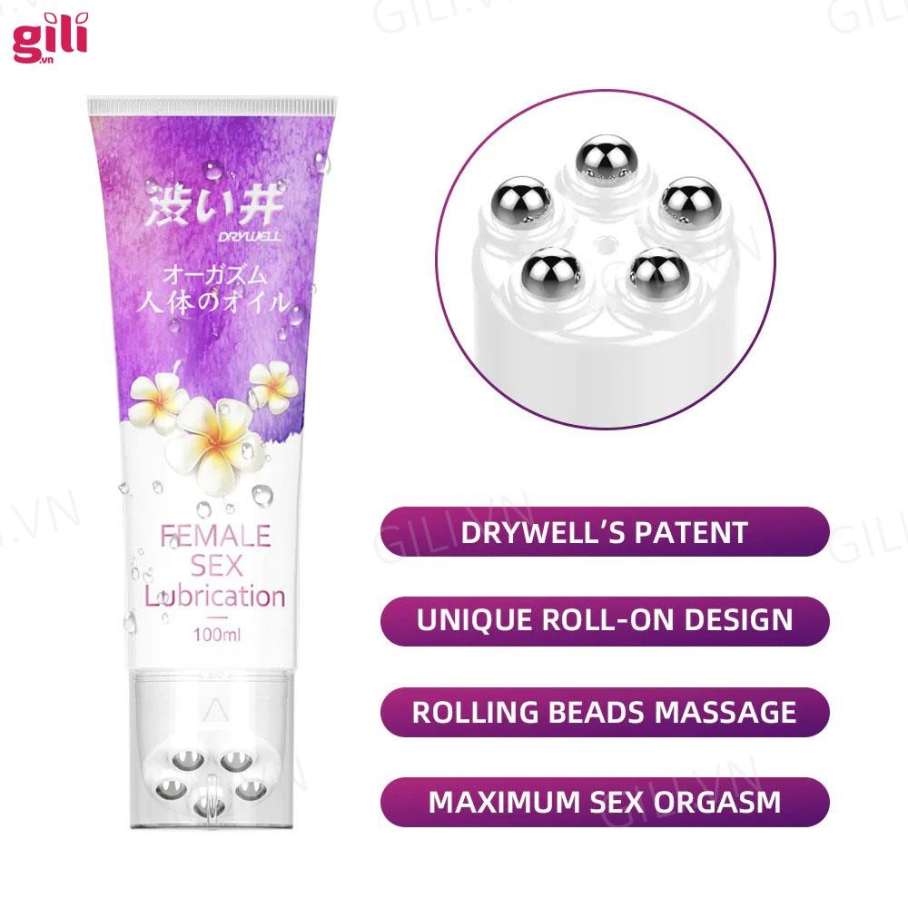 Gel bôi trơn Drywell Massage Băng Hoả 100ml L-30 tăng khoái cảm chính hãng