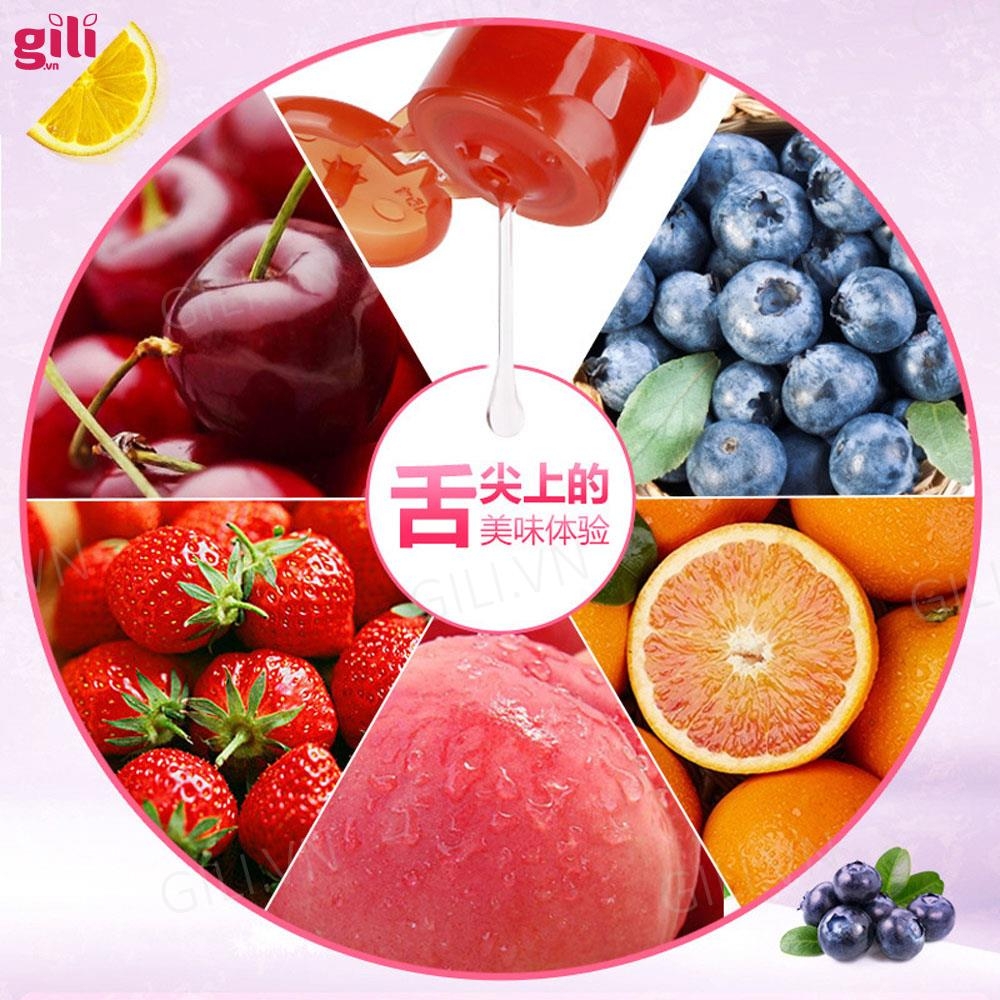 Gel bôi trơn Fruits Fun Cherry chai 80ml chính hãng