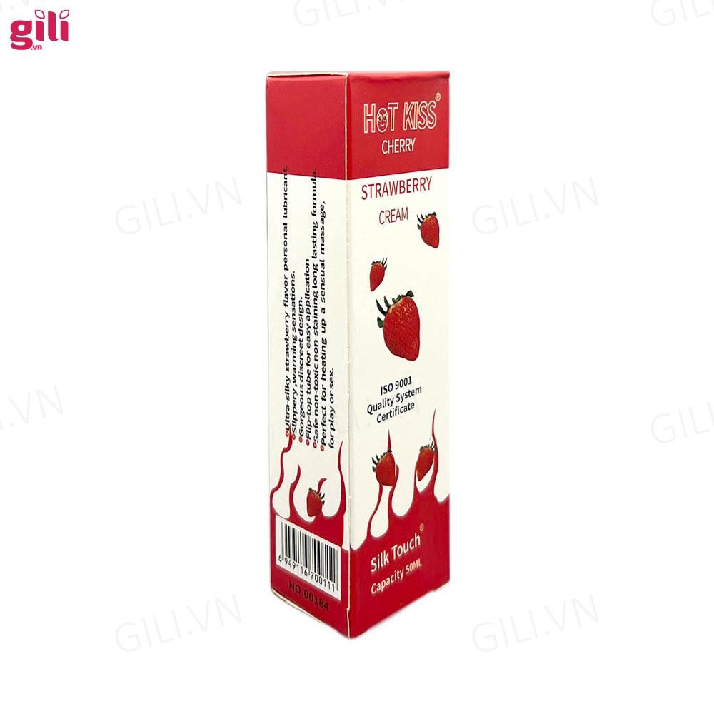 Gel bôi trơn hương dâu Hot Kiss Strawberry 50ml chính hãng