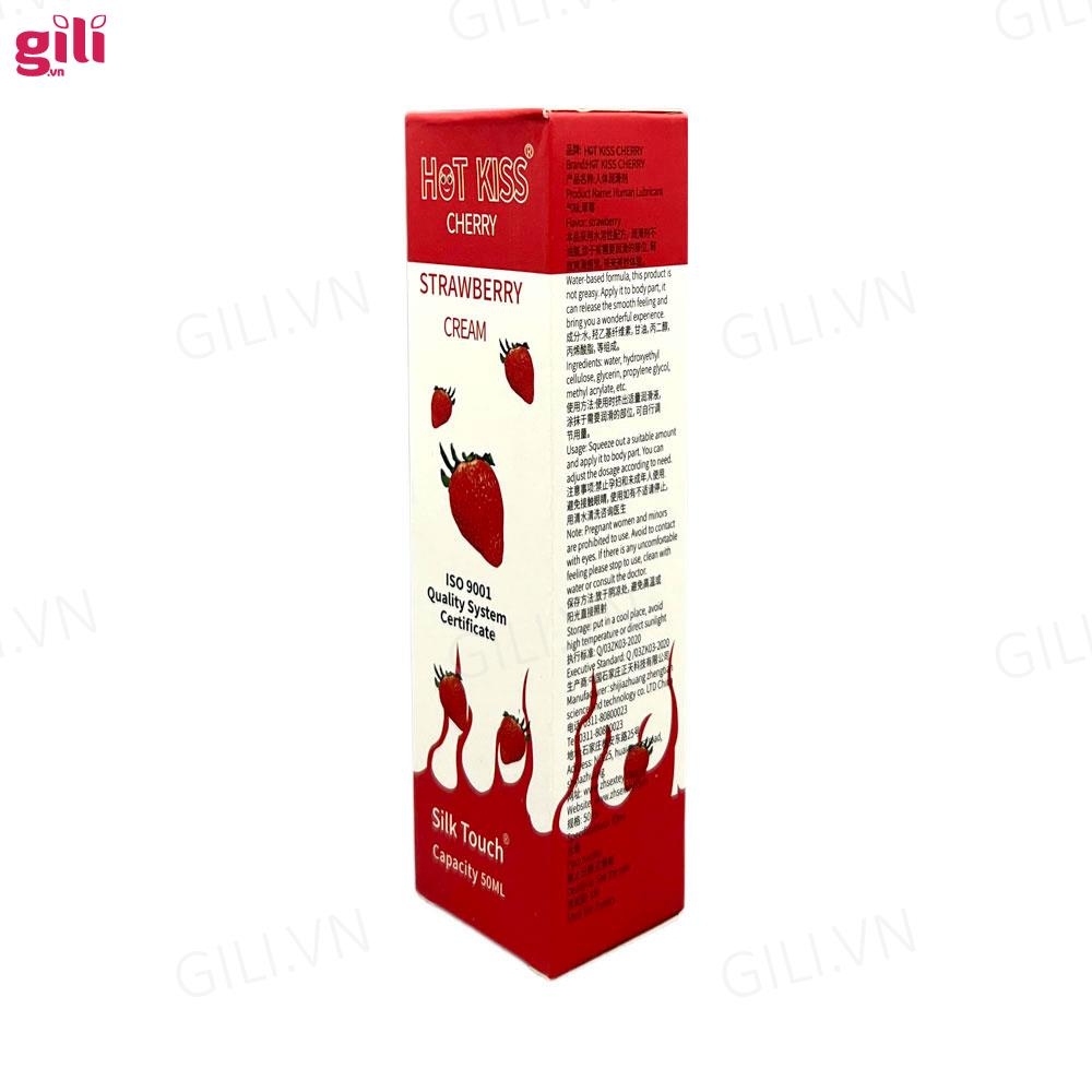 Gel bôi trơn hương dâu Hot Kiss Strawberry 50ml chính hãng