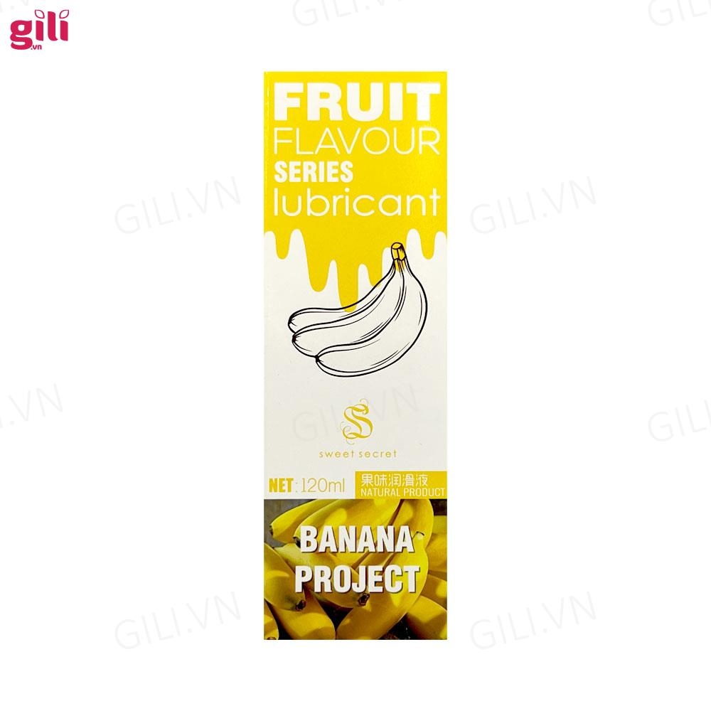 Gel bôi trơn Olo Sweet Secret Fruit Flavour hương chuối 120ml chính hãng