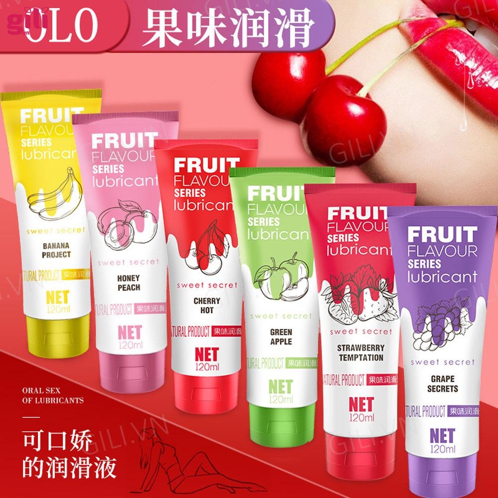 Gel bôi trơn Olo Fruit Flavour Series Lubricant hương cherry 120ml chính hãng
