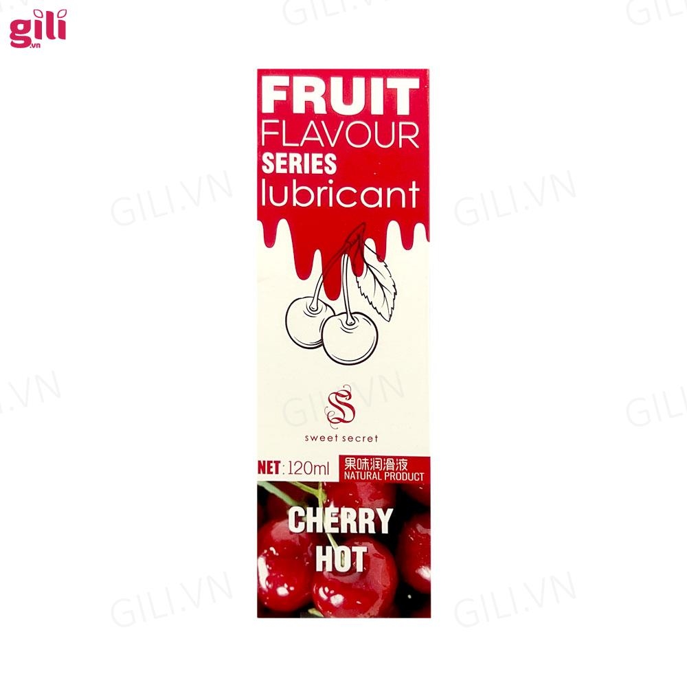 Gel bôi trơn Olo Fruit Flavour Series Lubricant hương cherry 120ml chính hãng