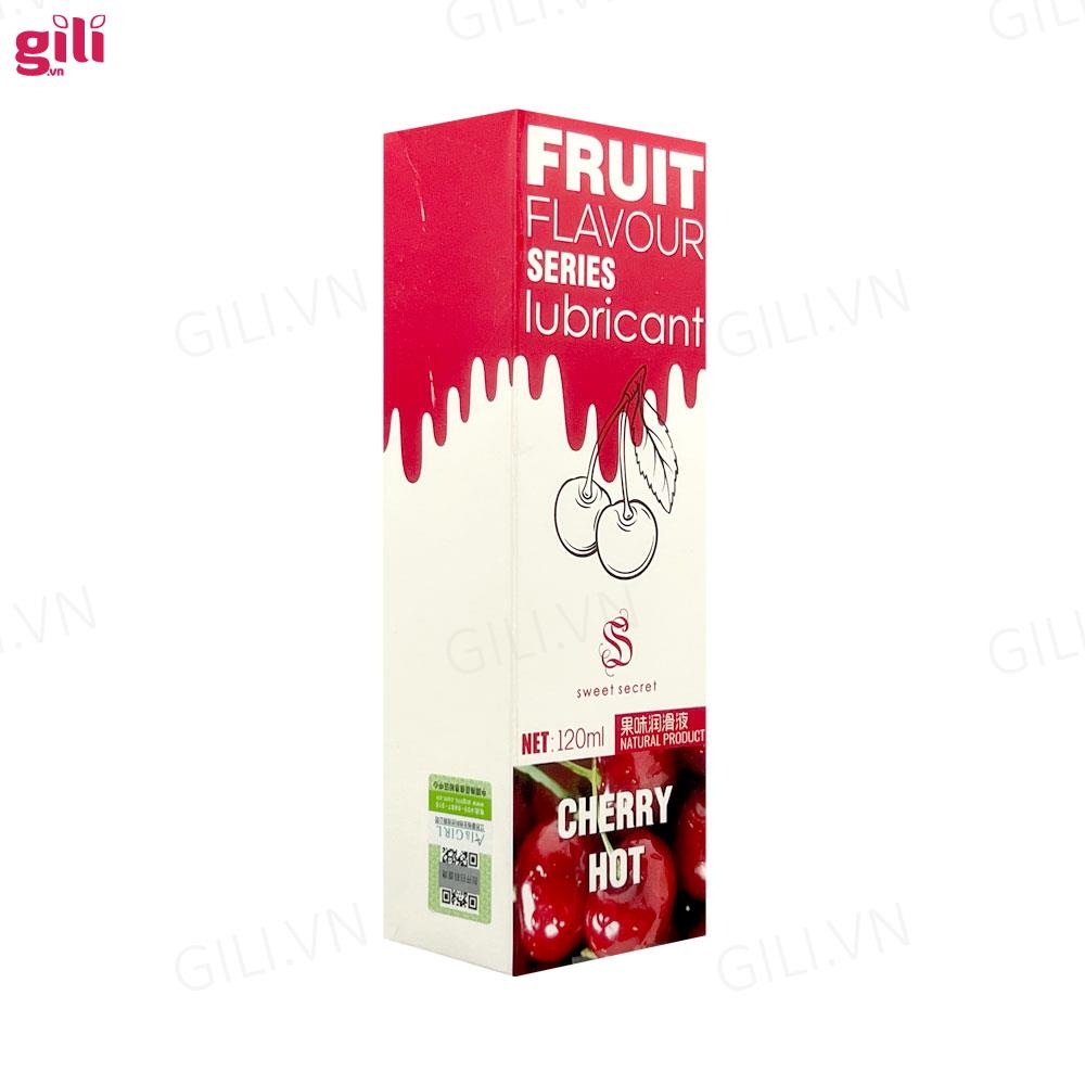 Gel bôi trơn Olo Fruit Flavour Series Lubricant hương cherry 120ml chính hãng