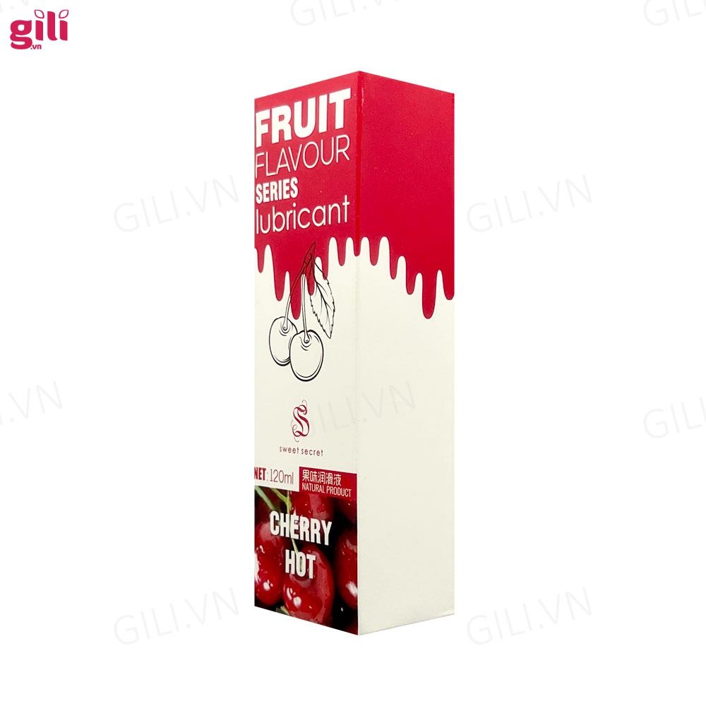 Gel bôi trơn Olo Fruit Flavour Series Lubricant hương cherry 120ml chính hãng