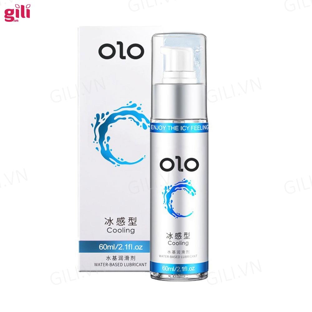 Gel bôi trơn tinh chất bạc hà Olo Cooling 60ml chính hãng