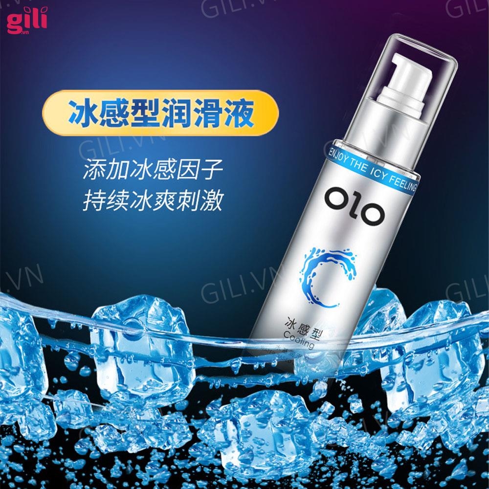 Gel bôi trơn tinh chất bạc hà Olo Cooling 60ml chính hãng