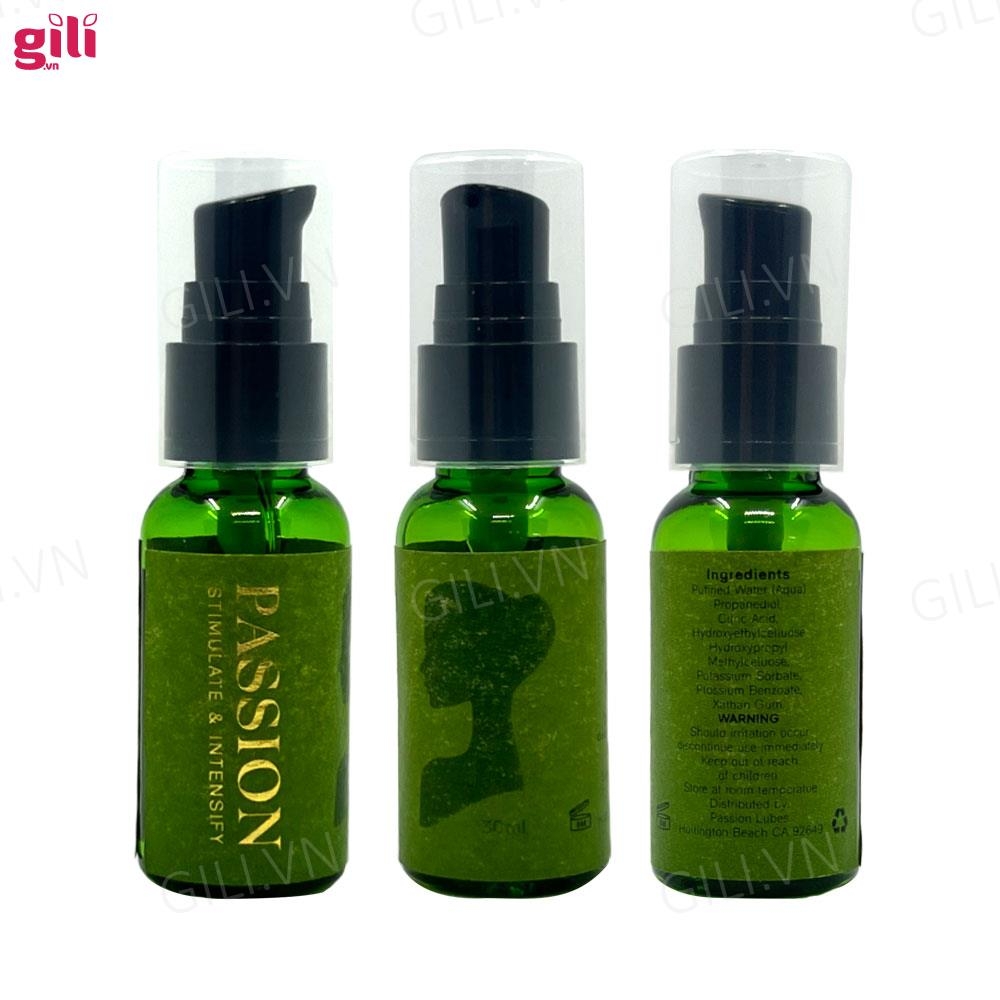 Gel bôi trơn tăng khoái cảm nữ Passion 30ml chính hãng