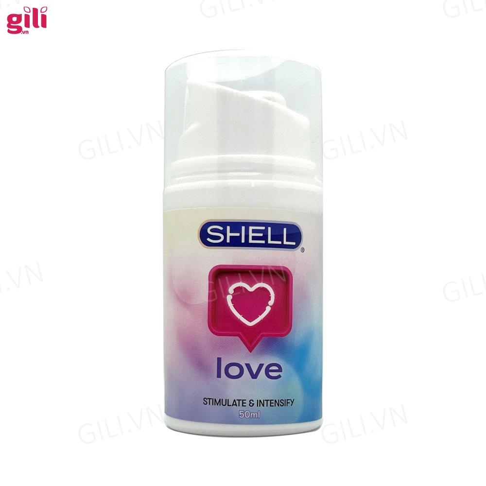 Gel bôi trơn tăng khoái cảm nữ Shell Love 50ml chính hãng