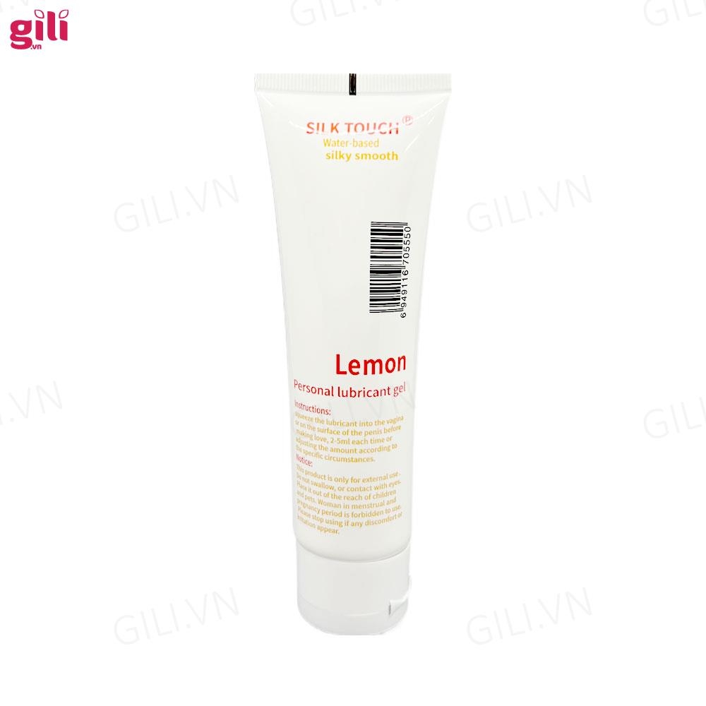 Gel bôi trơn hương chanh Silk Touch Lemon 100ml chính hãng