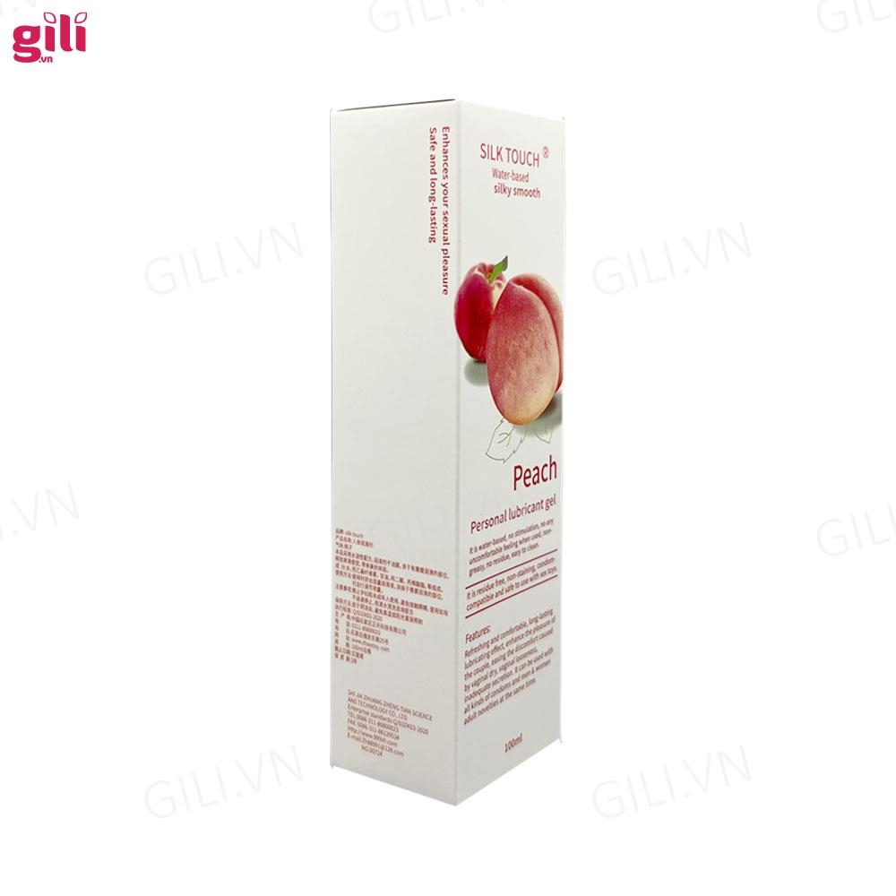 Gel bôi trơn hương đào Silk Touch Peach 100ml chính hãng