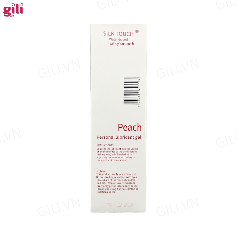 Gel bôi trơn hương đào Silk Touch Peach 100ml chính hãng