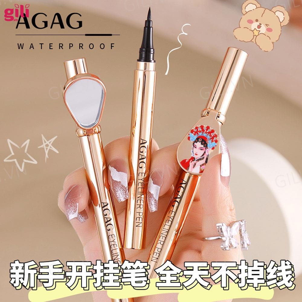 Kẻ mắt AGAG Eyeliner Pen kèm gương 1ml chính hãng