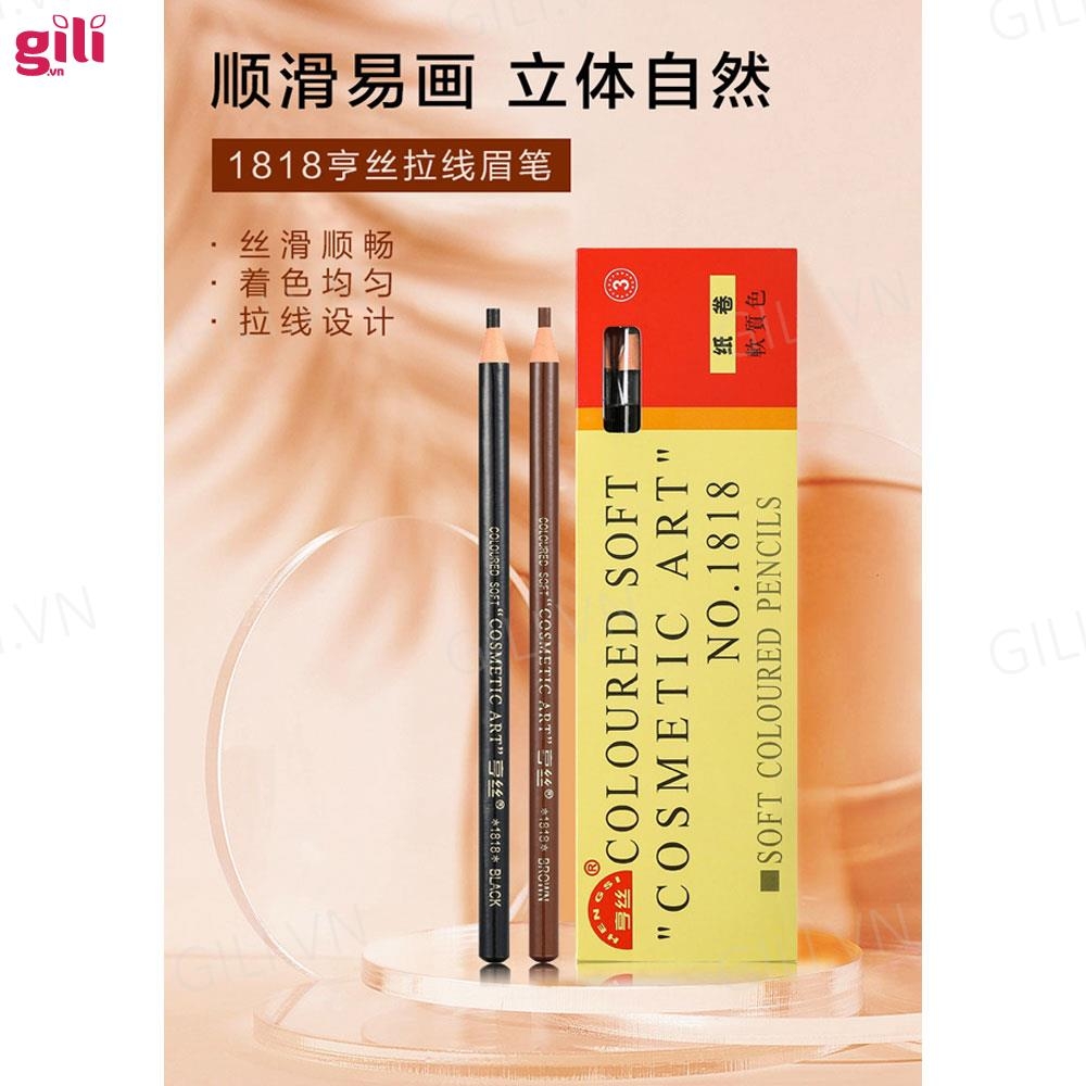 Chì xé kẻ mày Coloured Soft Cosmetic Art Eyebrow Pencil 1gr chính hãng