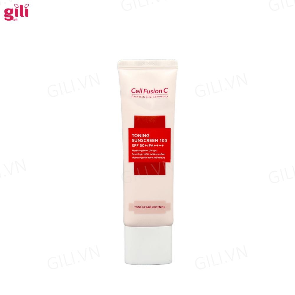 Kem chống nắng Cell Fusion C Toning Sunscreen 100 SPF50+ chính hãng