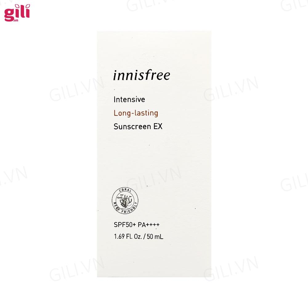 Kem chống nắng Innisfree Long Lasting Sunscreen Ex 50ml chính hãng