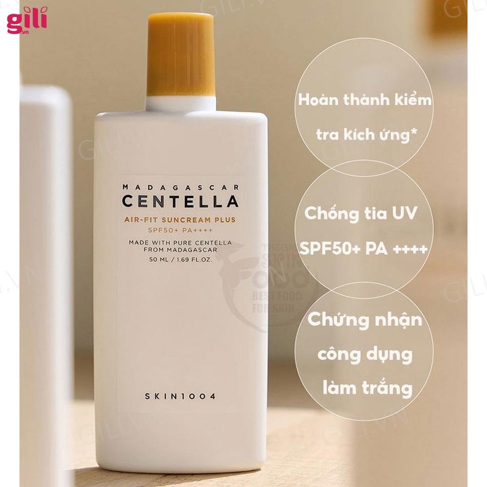 Kem chống nắng Skin1004 Madagascar Centella Air-Fit SunCream 50ml chính hãng