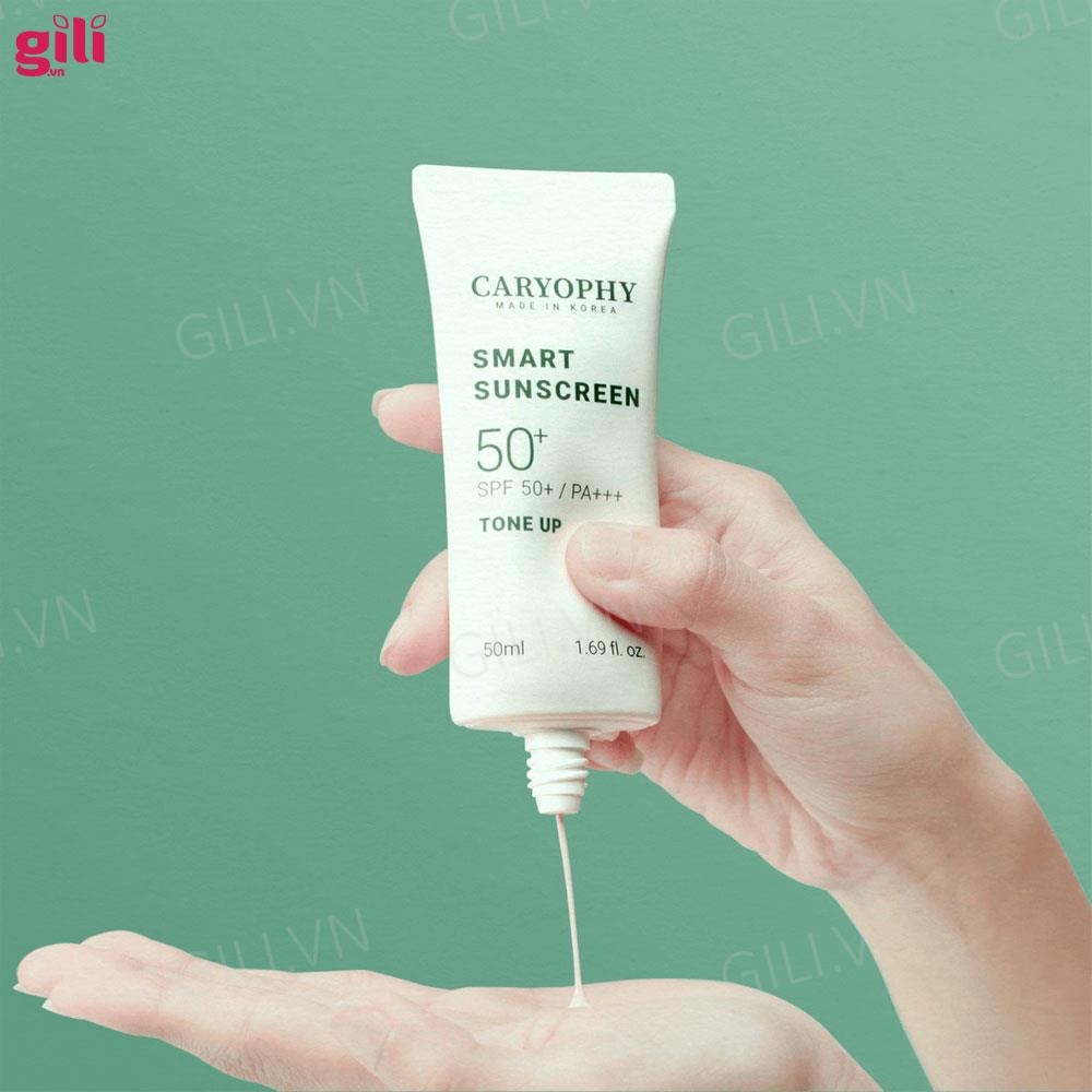 Kem chống nắng 3in1 Caryophy Smart Sunscreen Tone Up 50ml chính hãng