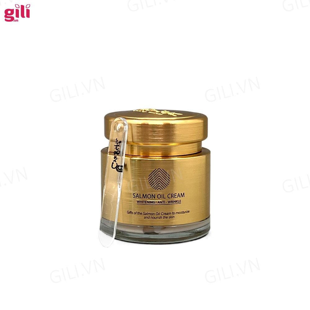 Kem dưỡng trắng da cá hồi Salmon Oil Cream 50ml chính hãng