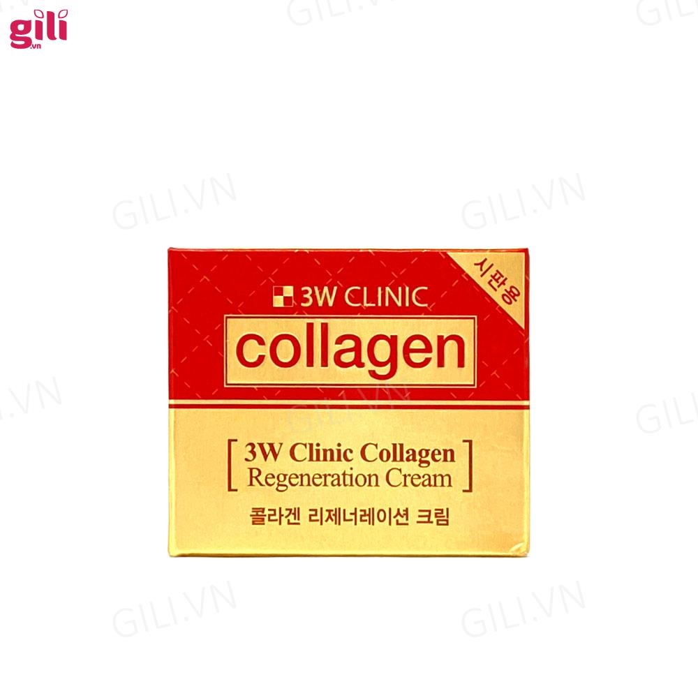 Kem dưỡng trắng 3W Clinic Collagen Regeneration Cream 60ml chính hãng