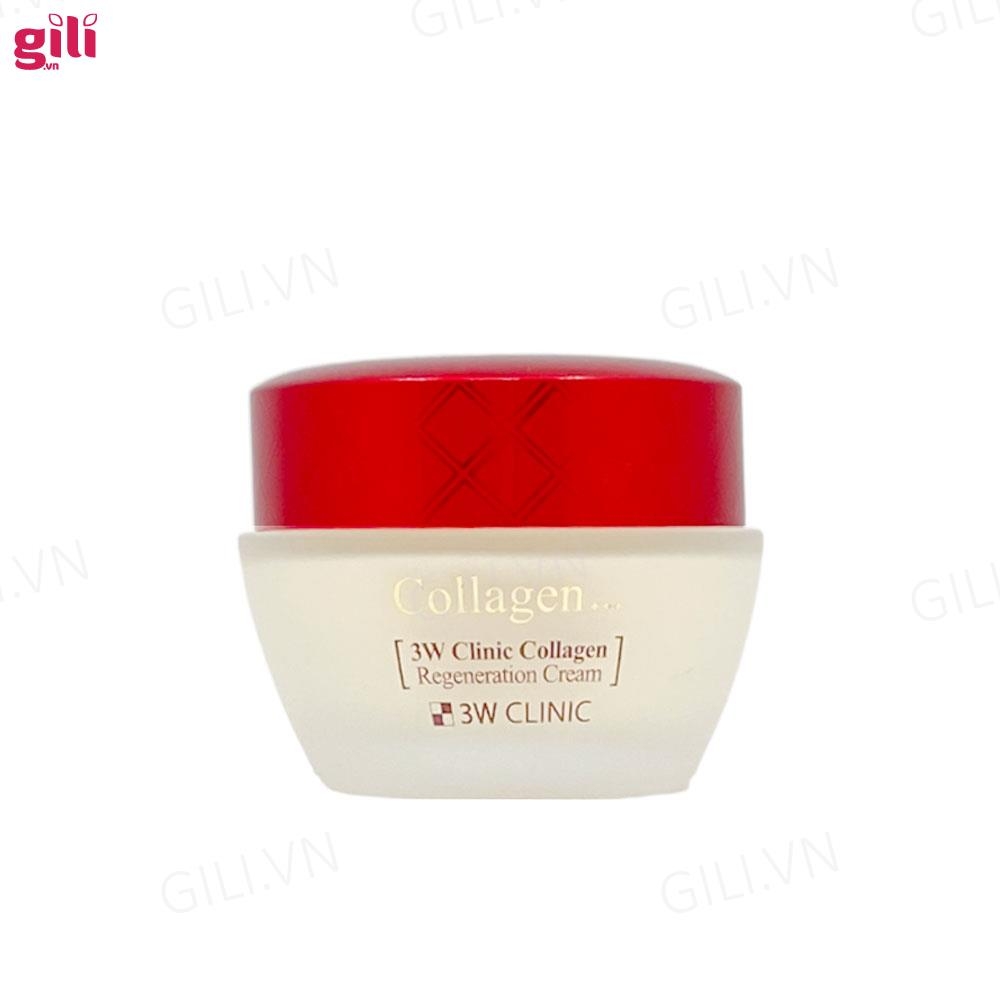 Kem dưỡng trắng 3W Clinic Collagen Regeneration Cream 60ml chính hãng