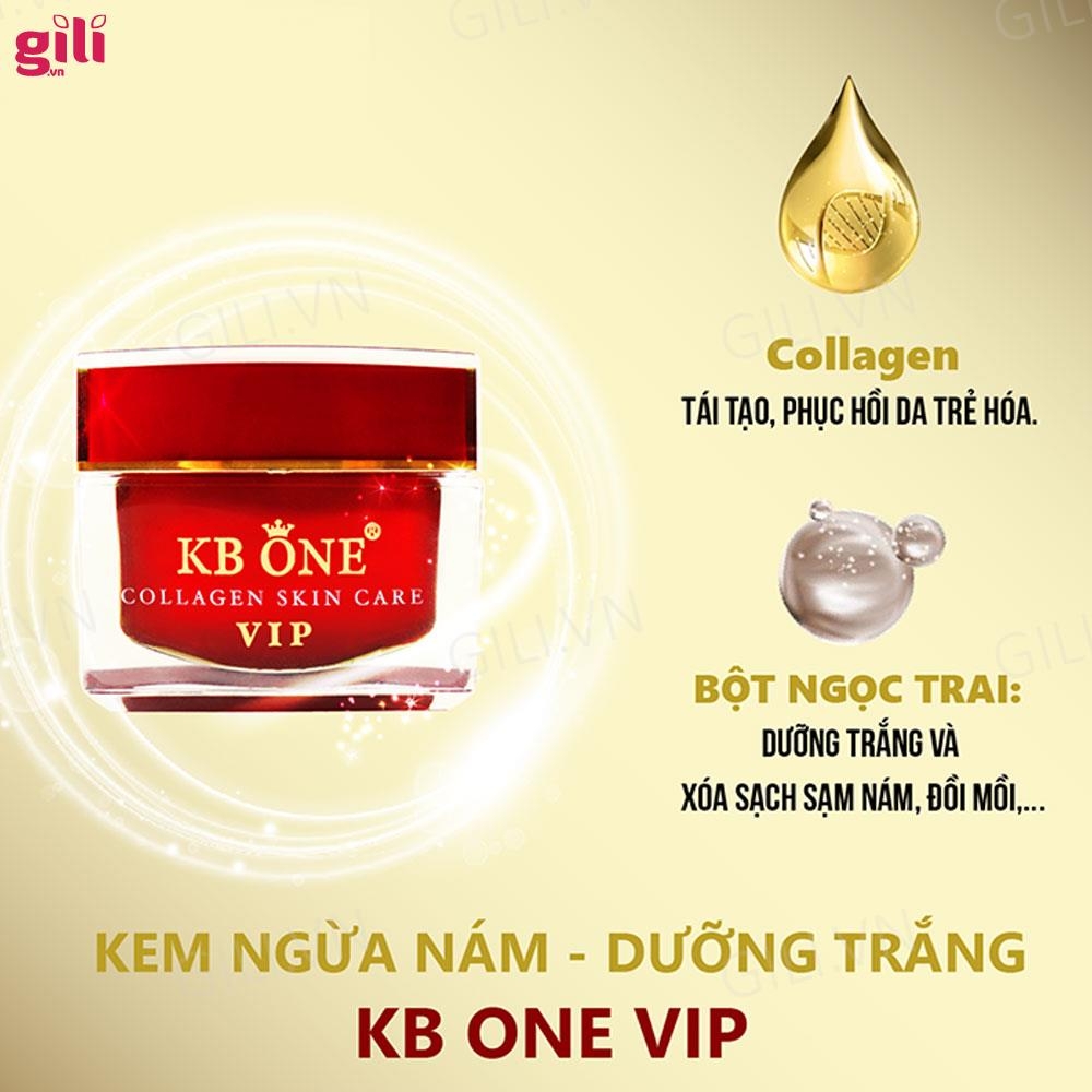 Kem dưỡng da KB One Collagen Skin Care Vip Đỏ 15gr chính hãng