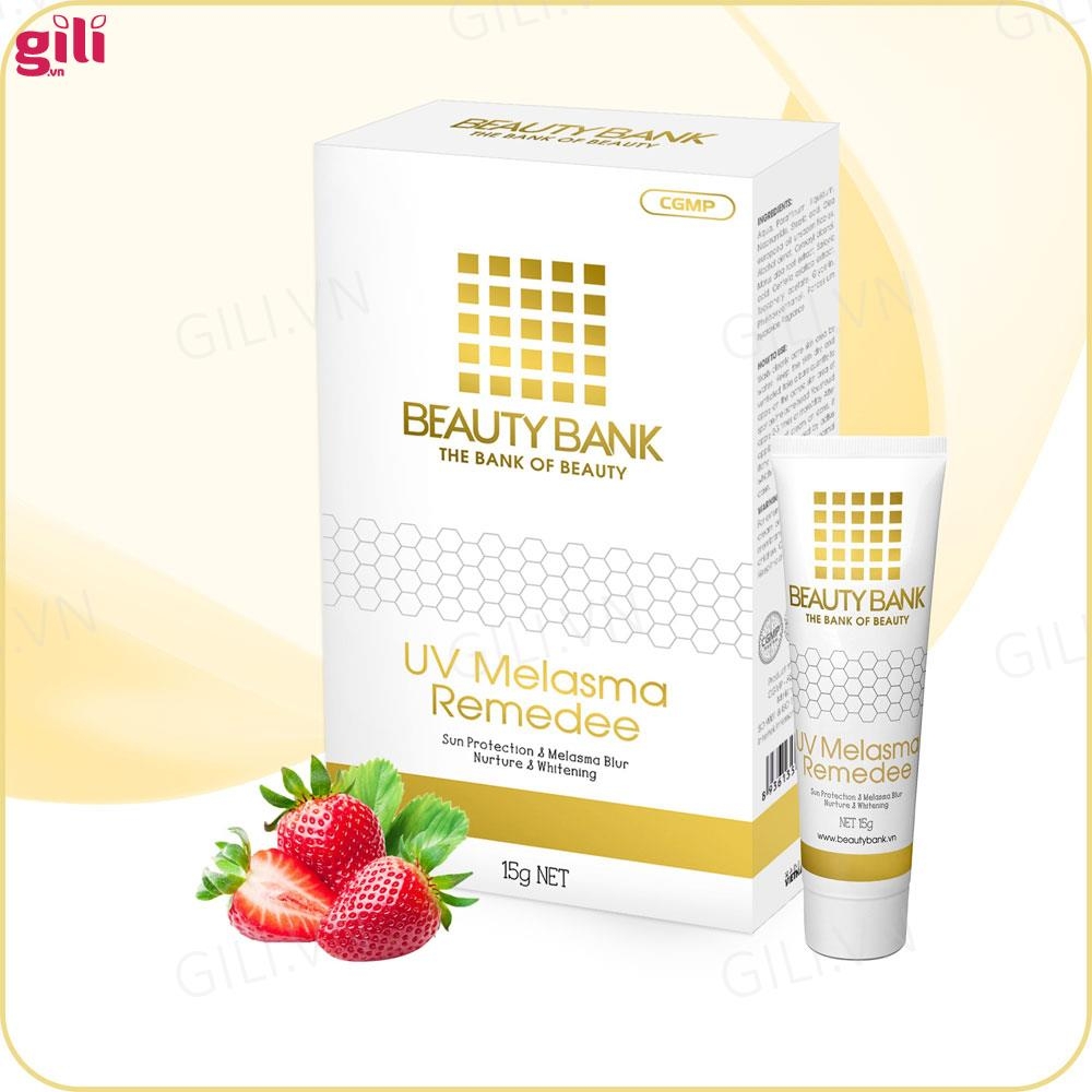 Kem mờ nám Beauty Bank UV Melasma Remedee 15gr chính hãng