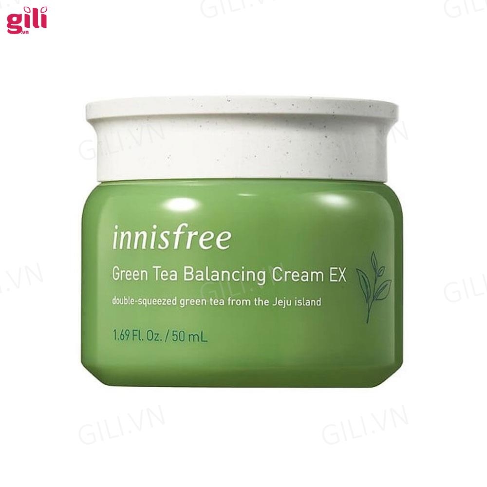 Kem dưỡng Innisfree Trà Xanh Balancing Cream 50ml chính hãng