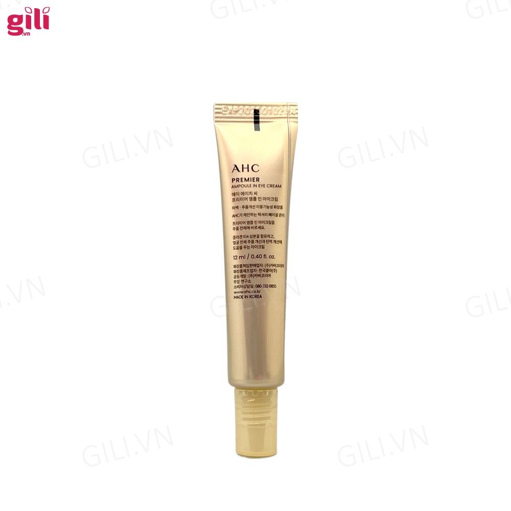 Kem mắt AHC Premier Ampoule In Eye Cream Collagen T4 12ml chính hãng