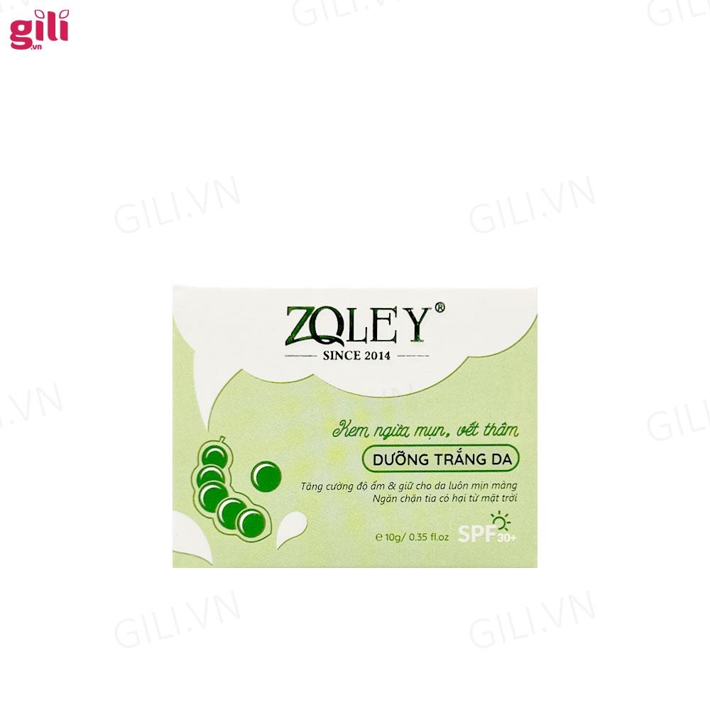 Kem ngừa mụn mờ thâm Zoley Acne Melasma SPF30+ xanh 10gr chính hãng