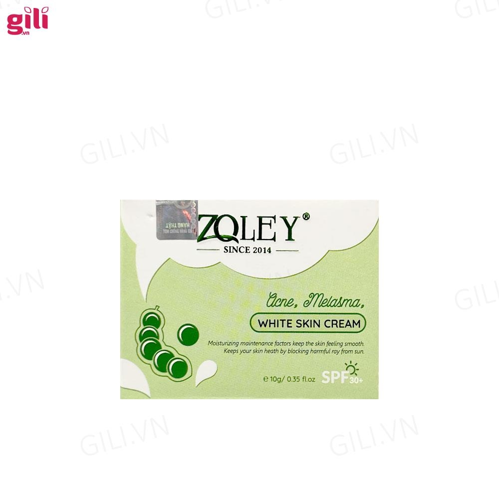 Kem ngừa mụn mờ thâm Zoley Acne Melasma SPF30+ xanh 10gr chính hãng