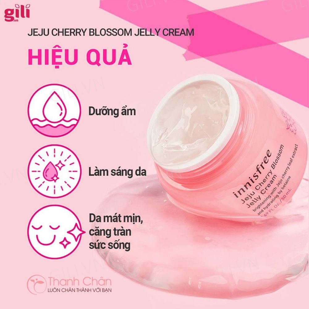 Kem Innisfree Jeju Cherry Blossom Jelly Cream 50ml chính hãng
