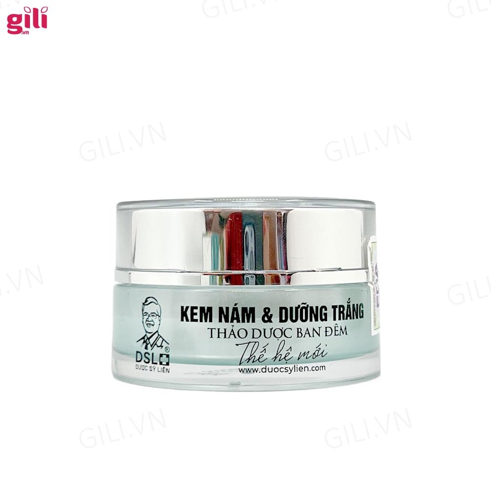 Kem nám dưỡng trắng thảo dược Dược Sĩ Liên ban đêm 12gr chính hãng