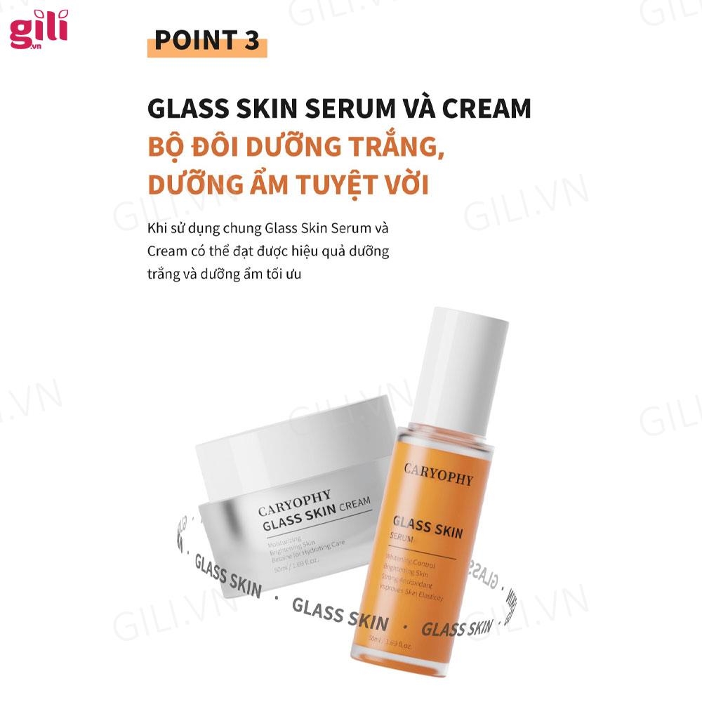 Kem dưỡng ẩm sáng da Caryophy Glass Skin Cream 50ml chính hãng