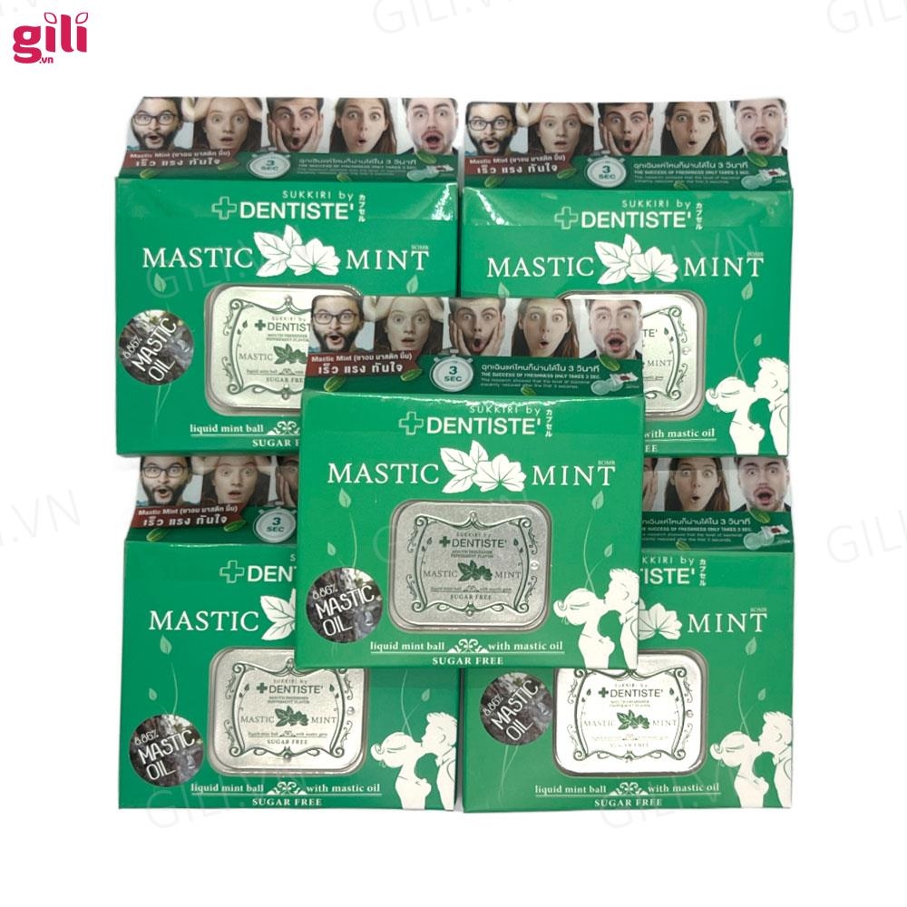 Kẹo Dentiste Mastic Mint (Love Mint) hộp 20 viên chính hãng