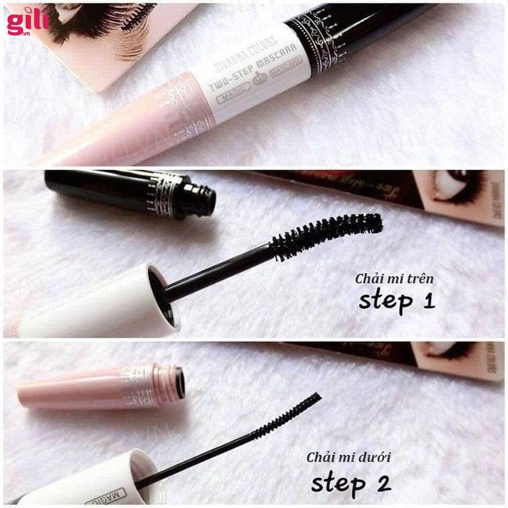 Mascara Sivanna Colors Two Step 6X Waterproof 9ml chính hãng