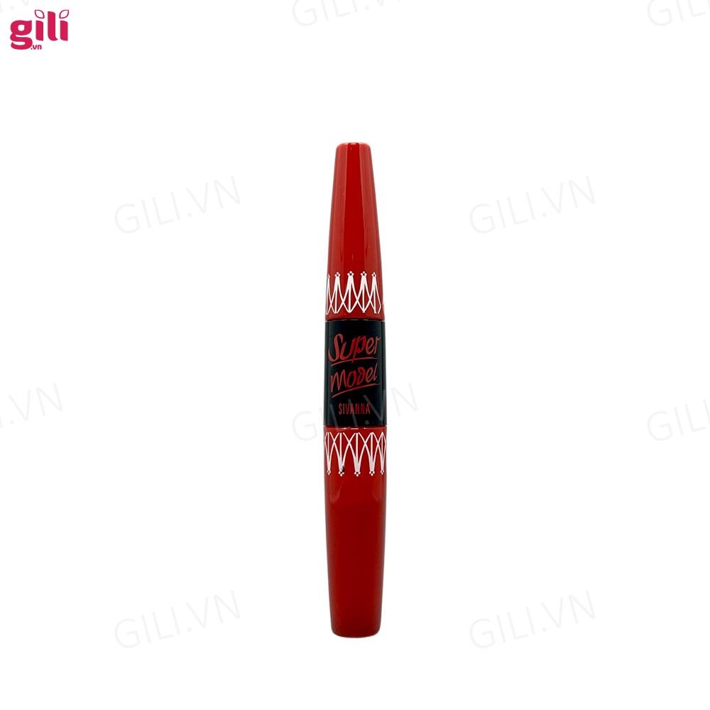 Mascara Sivanna Supermodel 5X Long Waterproof 6ml chính hãng