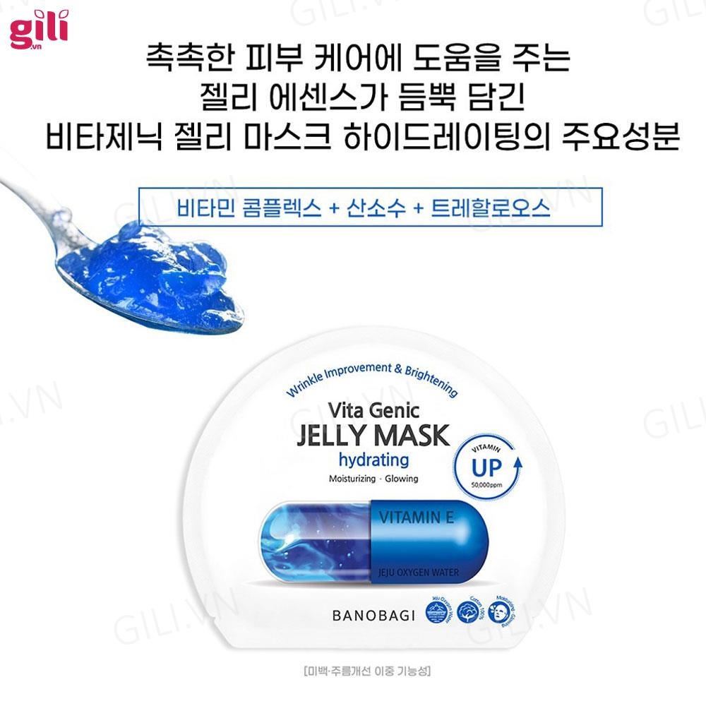 Mặt nạ Banobagi Genic Jelly Mask Vitamin E set 10 miếng chính hãng