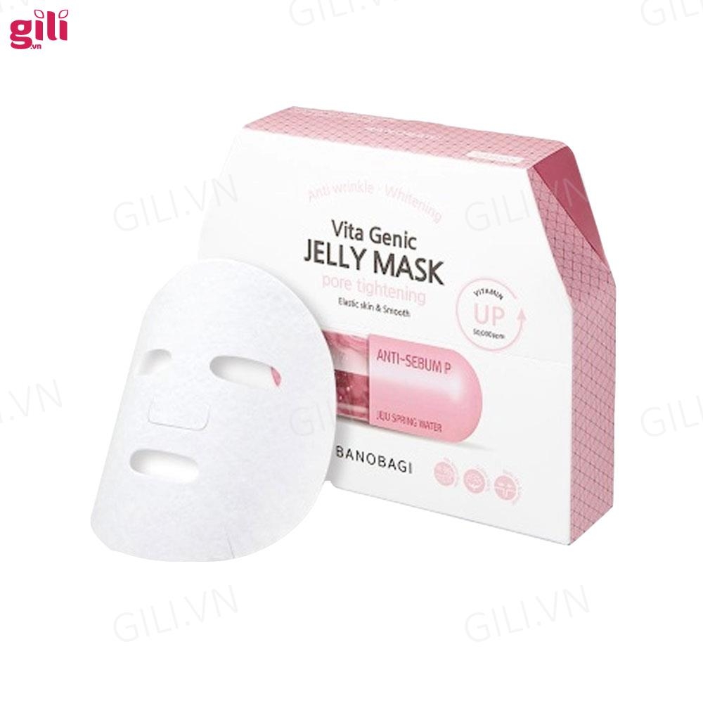 Mặt nạ Banobagi Vita Genic Jelly Mask Pore Hồng set 10 miếng chính hãng