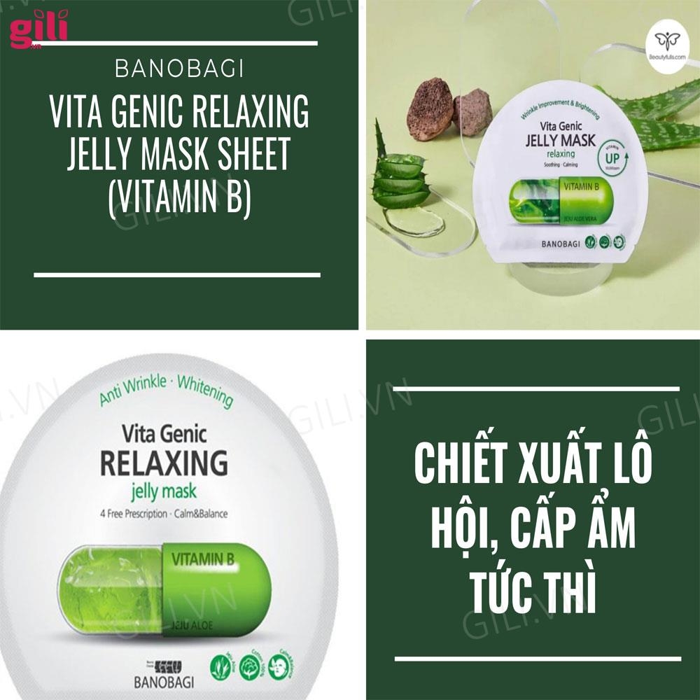 Mặt nạ Banobagi Genic Jelly Mask Vitamin B set 10 miếng chính hãng