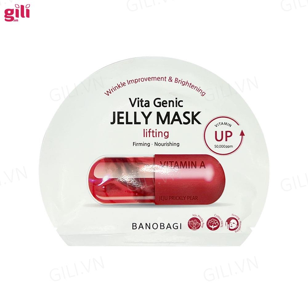 Mặt nạ Banobagi Genic Jelly Mask Vitamin A Đỏ set 10 miếng chính hãng