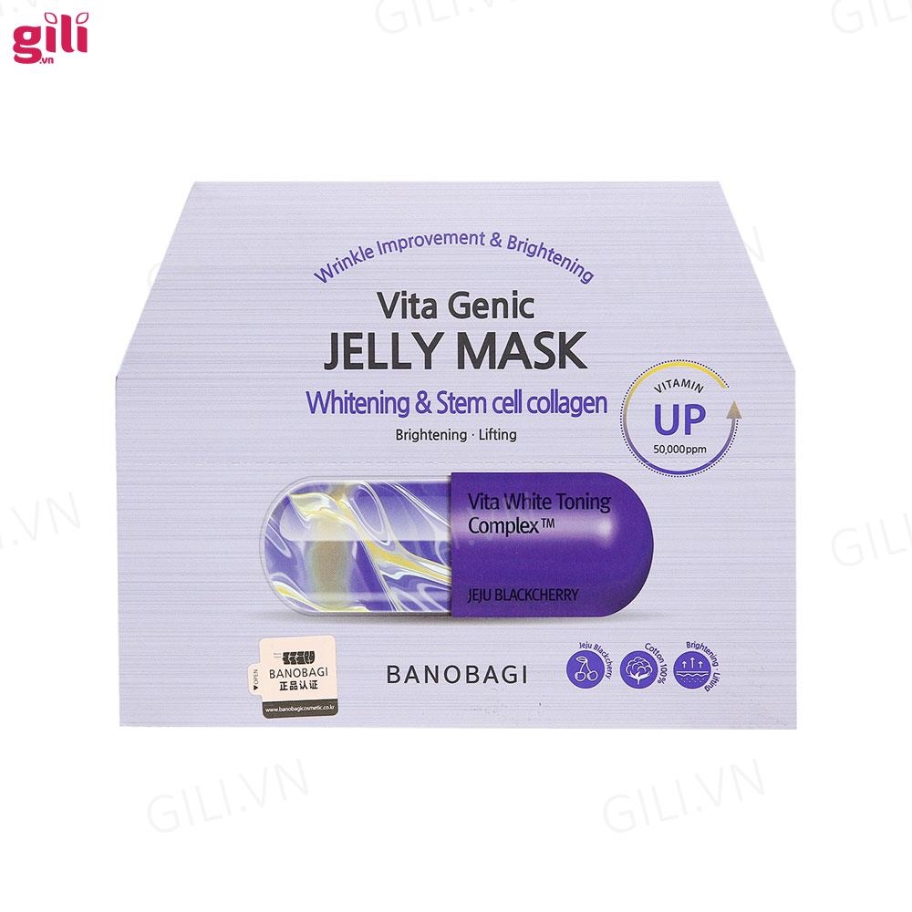 Mặt nạ Banobagi Genic Mask Whitening Collagen set 10 miếng chính hãng