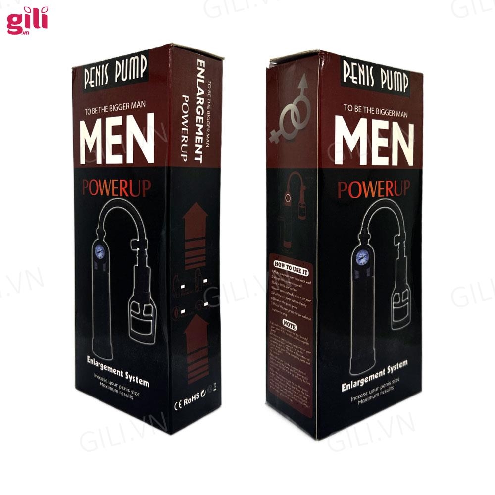 Máy tập tăng kích thước dương vật Penis Pump đồng hồ chính hãng