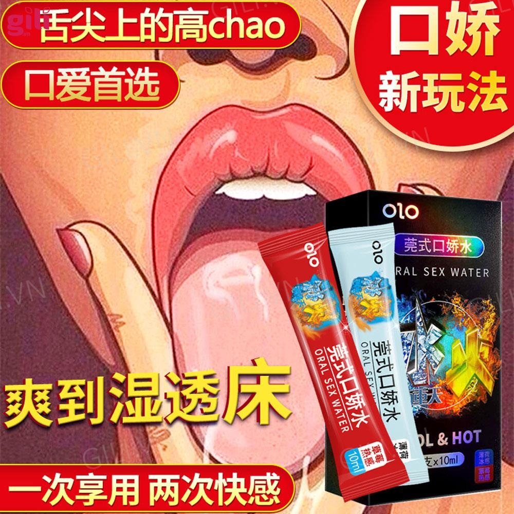 Nước Olo Oral Sex Băng Hoả lon 12 gói tăng khoái cảm chính hãng