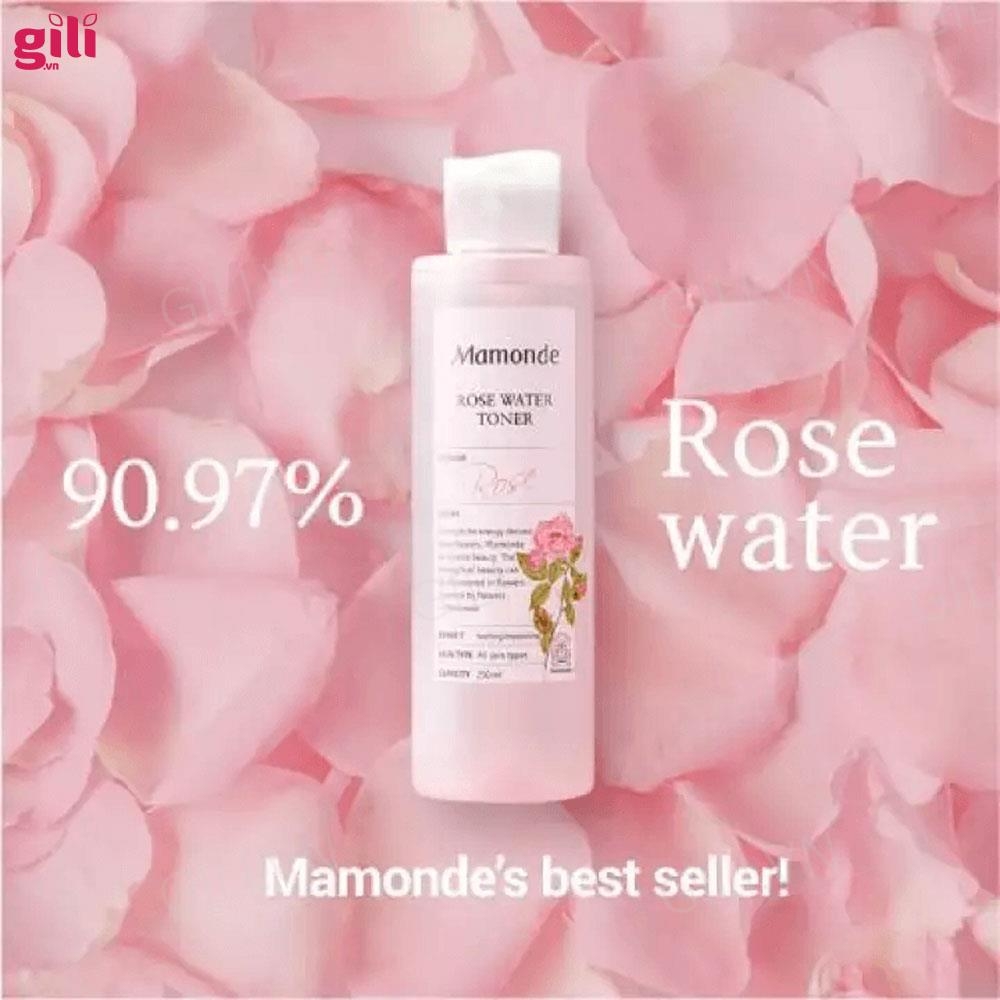 Nước hoa hồng Mamonde Rose Water Toner 150ml chính hãng