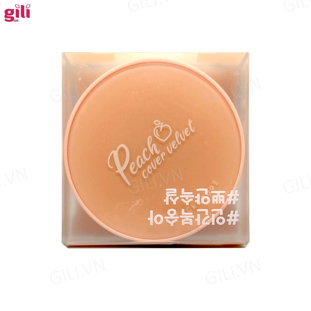 Phấn nước Black Rouge Peach Cover Velvet Cushion 14gr chính hãng