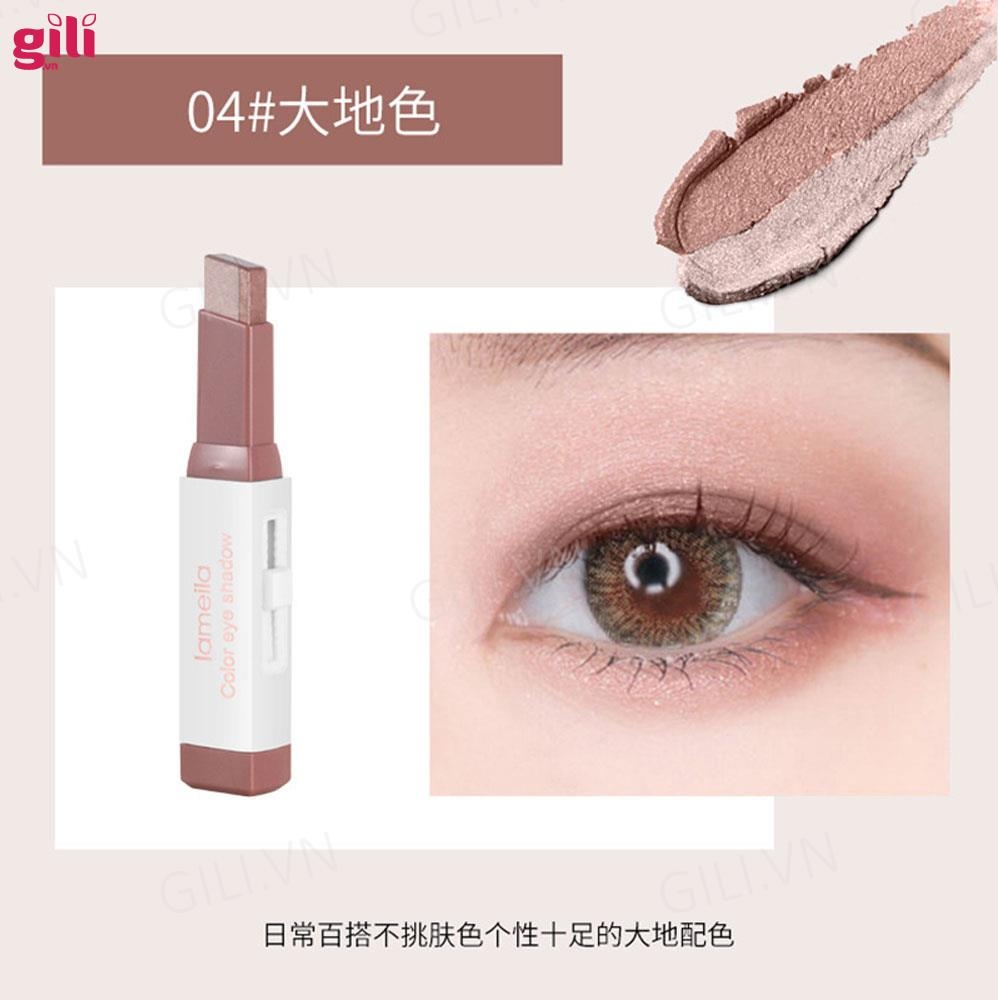 Phấn mắt nhũ 2 Line Lameila Color Eye Shadow 2.2g chính hãng.