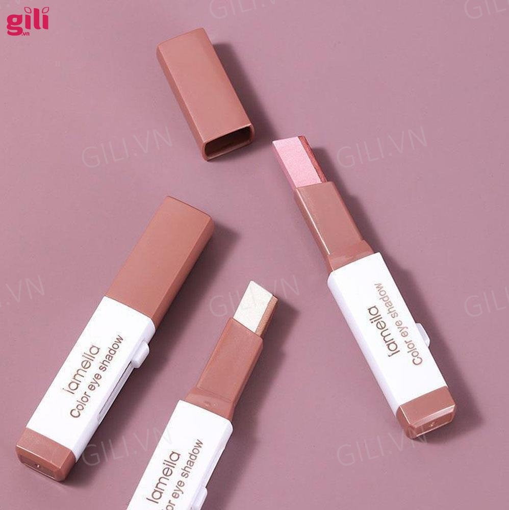 Phấn mắt nhũ 2 Line Lameila Color Eye Shadow 2.2g chính hãng.