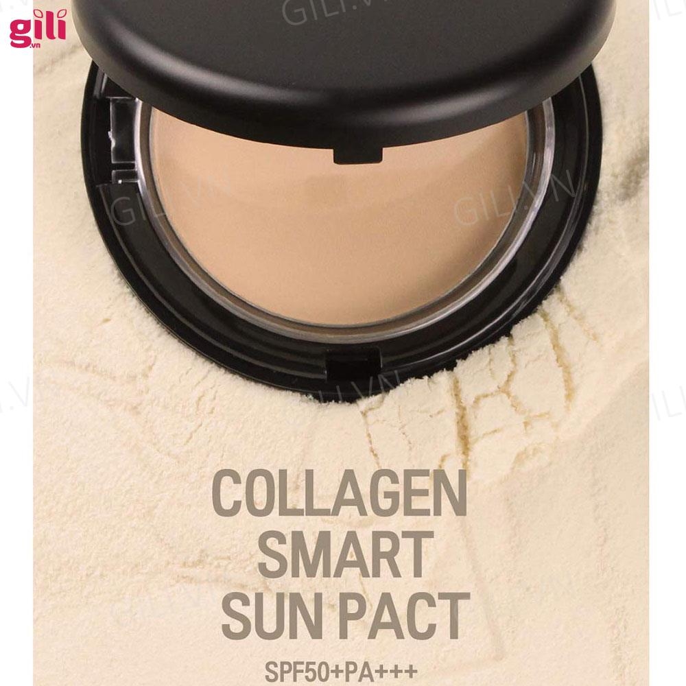 Phấn phủ Karadium Collagen Smart Sun Pact 11g Tone 21 chính hãng.